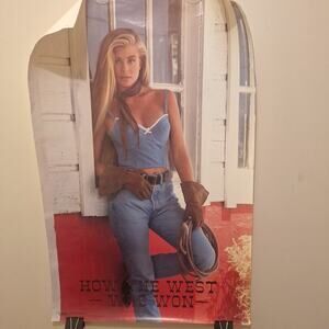 vintage 1992 West Was Won original hot girl poster 7255 22x34 In.